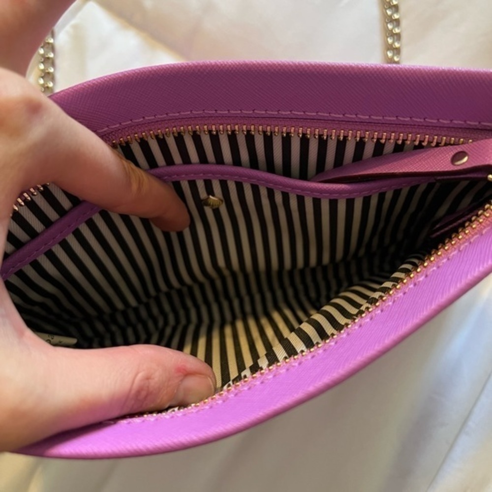 KATE Spade Cameron Street Sima Crossbody Purse in Barbie Pink/Purple - Picture 15 of 16